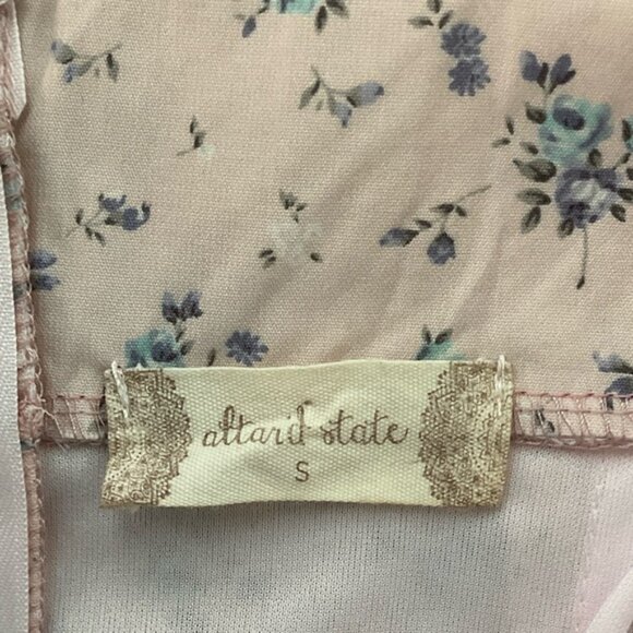 Altar'd State Floral A-Line Skirt in Pink Size Small - Picture 2 of 9